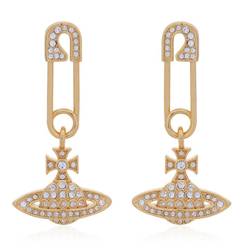 Vivienne Westwood women's fashion Japanese and Korean earrings