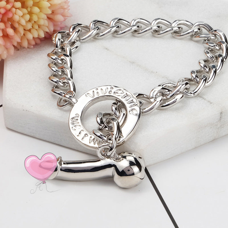 Vivienne Westwood dick couple nightclub bracelet necklace
