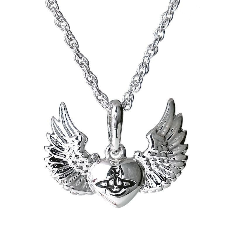 Vivienne Westwood flying wings pendant necklace personality European and American punk