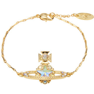 Vivienne Westwood gold-plated fire color five-pointed star bracelet European and American punk ins high sense