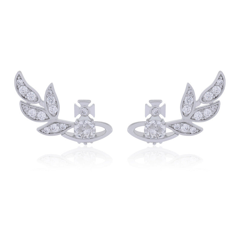 Vivienne Westwood feather wings wheat wings series European and American