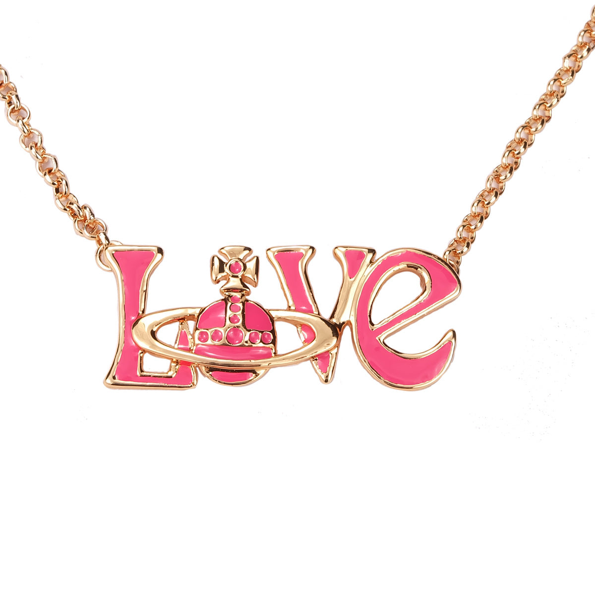 Vivienne Westwood LOVE letter pendant necklace