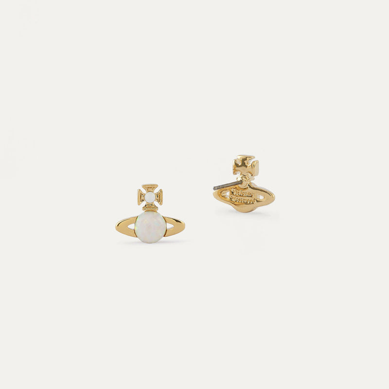 Vivienne Westwood isabelitta opal stone earrings small and exquisite