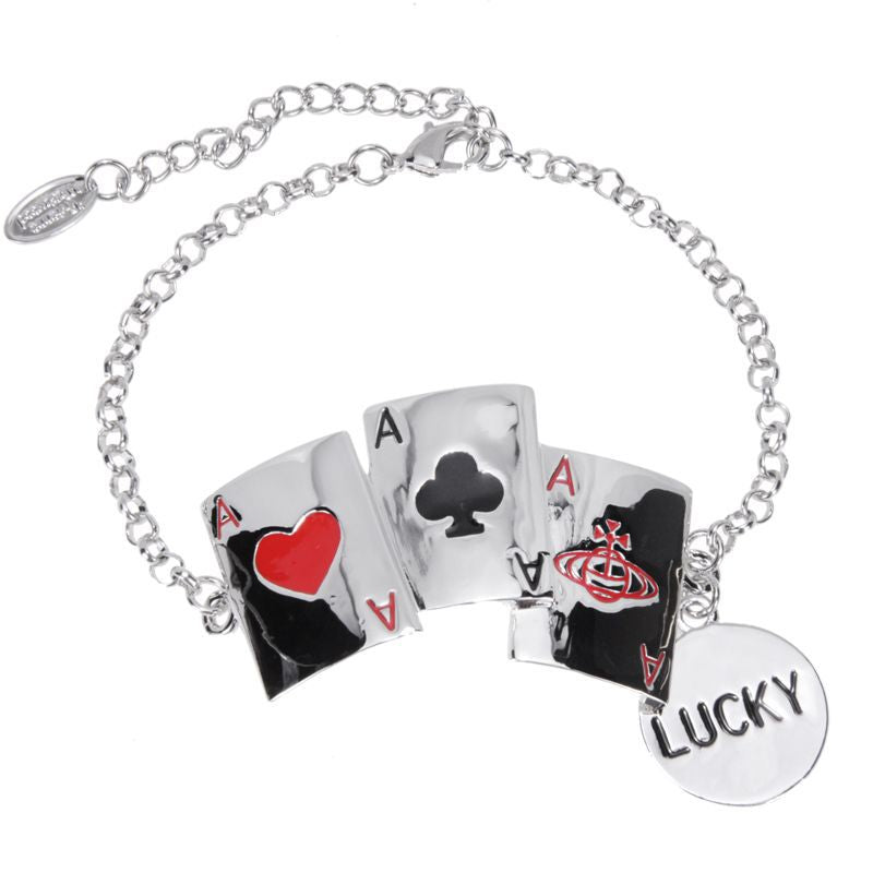 Vivienne Westwood playing card bracelet