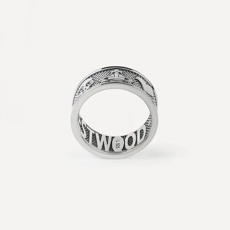 Vivienne Westwood skull ring love couple rings European and American style personality fashion