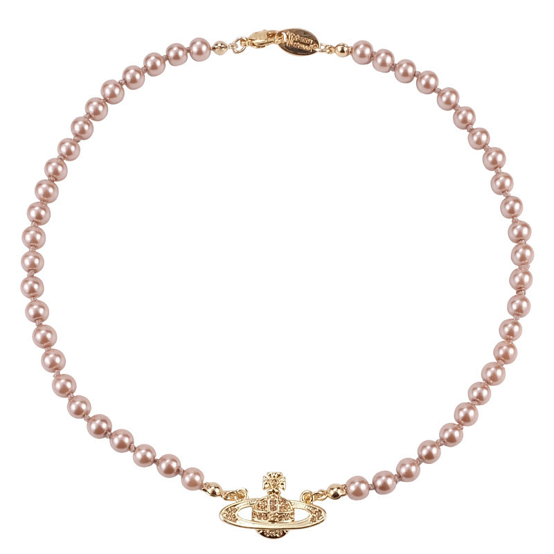 Vivienne Westwood classic single layer orb pearl necklace