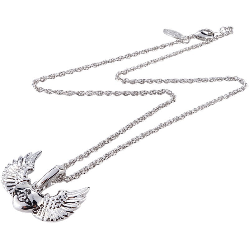 Vivienne Westwood flying wings pendant necklace personality European and American punk