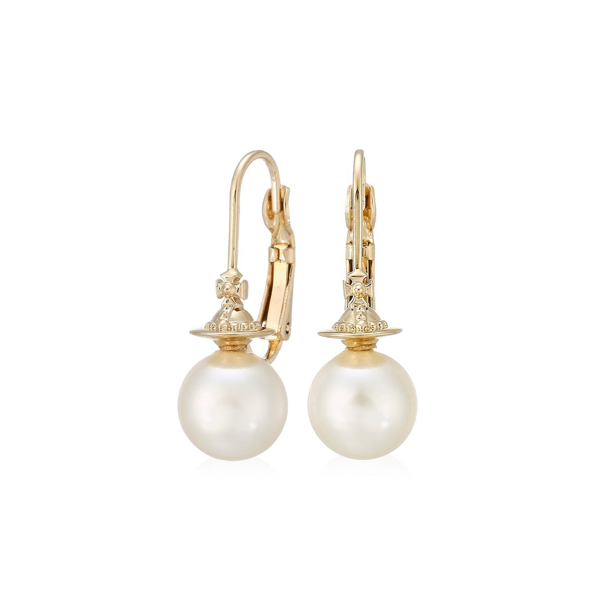 Vivienne Westwood pearl earrings earrings simple and light luxury high-grade