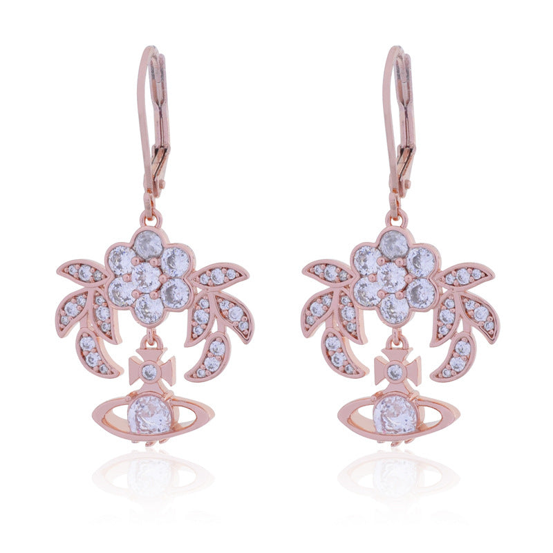 Vivienne Westwood women's fashion Japanese and Korean earrings