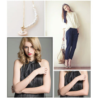 Vivienne Westwood freshwater natural pearl bracelet elegant high sense girl heart