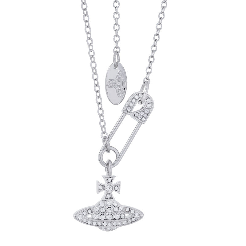 Vivienne Westwood multi-version pin series necklace