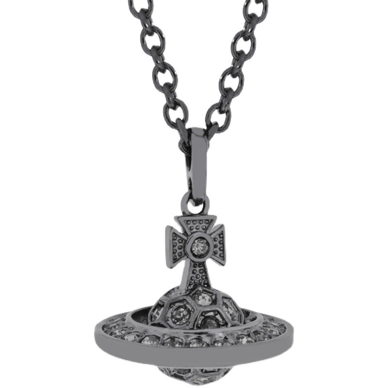 Honeycomb three-dimensional pendant necklace women's exquisite high sense