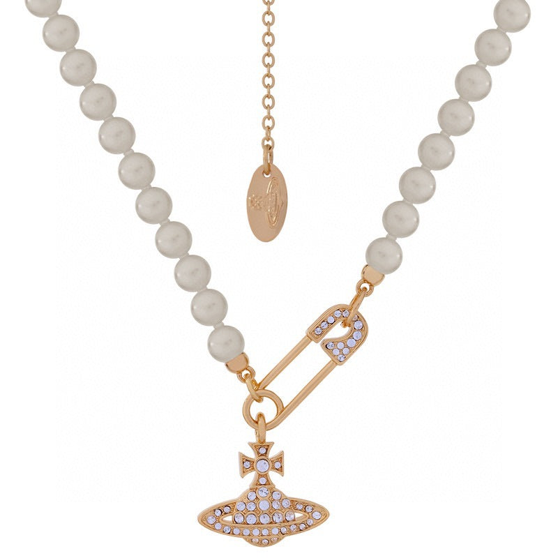 Vivienne Westwood multi-version pin series necklace