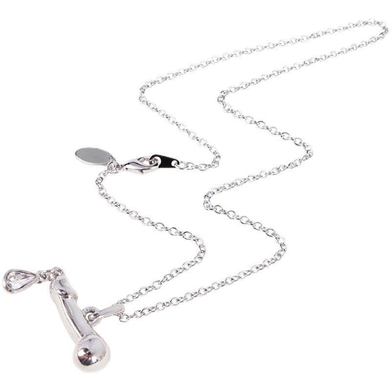 Vivienne Westwood water drop pendant necklace personality punk