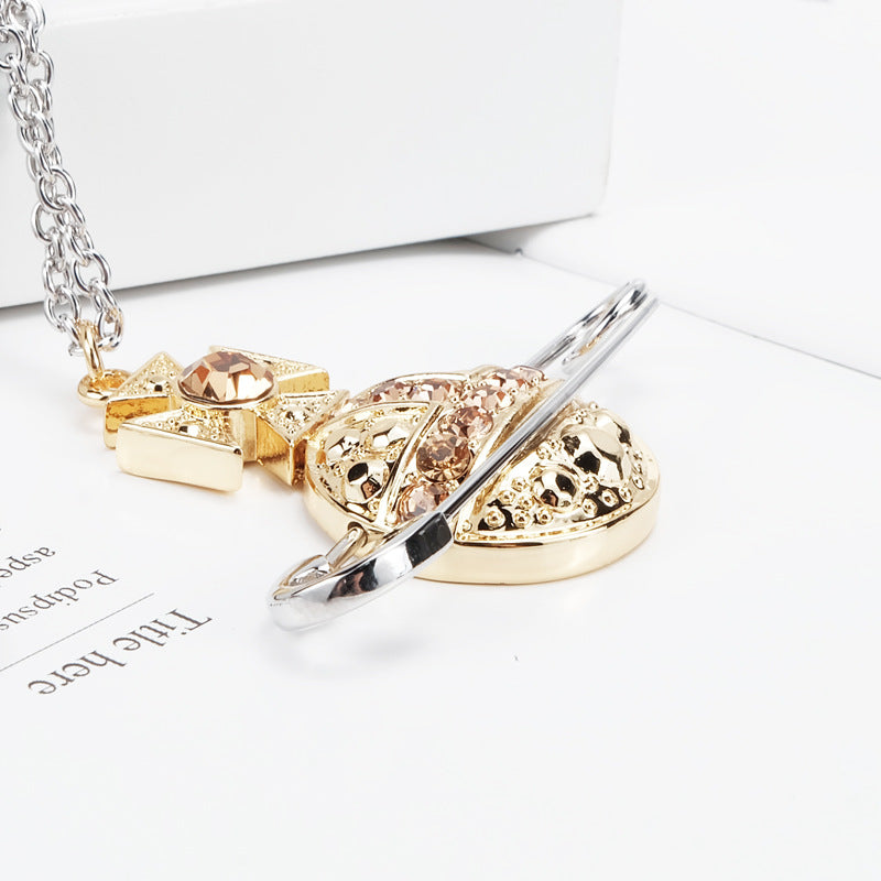 Vivienne Westwood pendant necklace sweater chain niche personality advanced