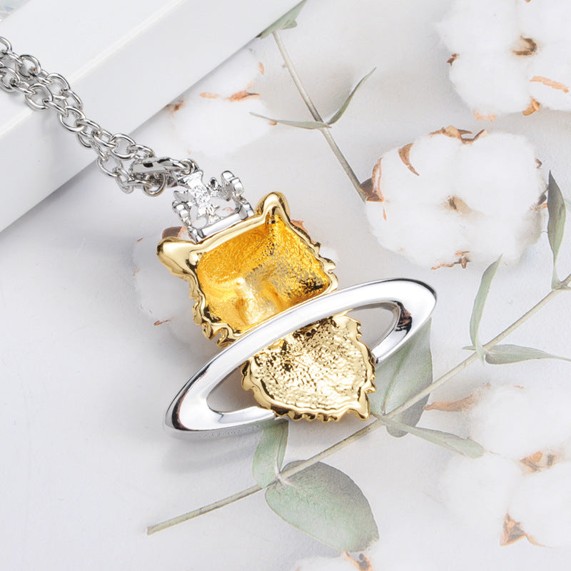Vivienne Westwood lion's head pendant necklace