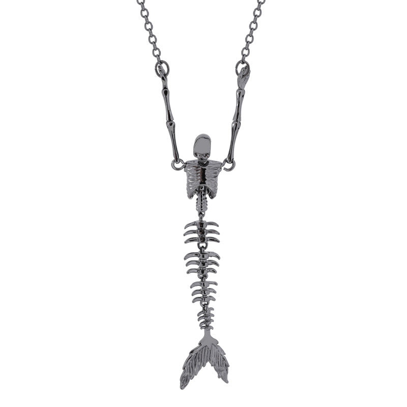 Vivienne Westwood Vintage Mermaid Bone Pendant Necklace