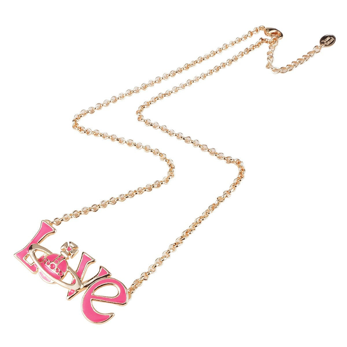 Vivienne Westwood LOVE letter pendant necklace