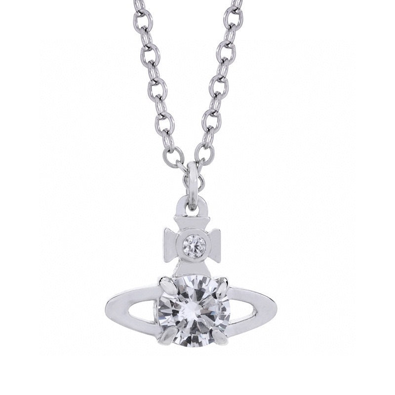 Vivienne Westwood four-claw zircon pendant necklace
