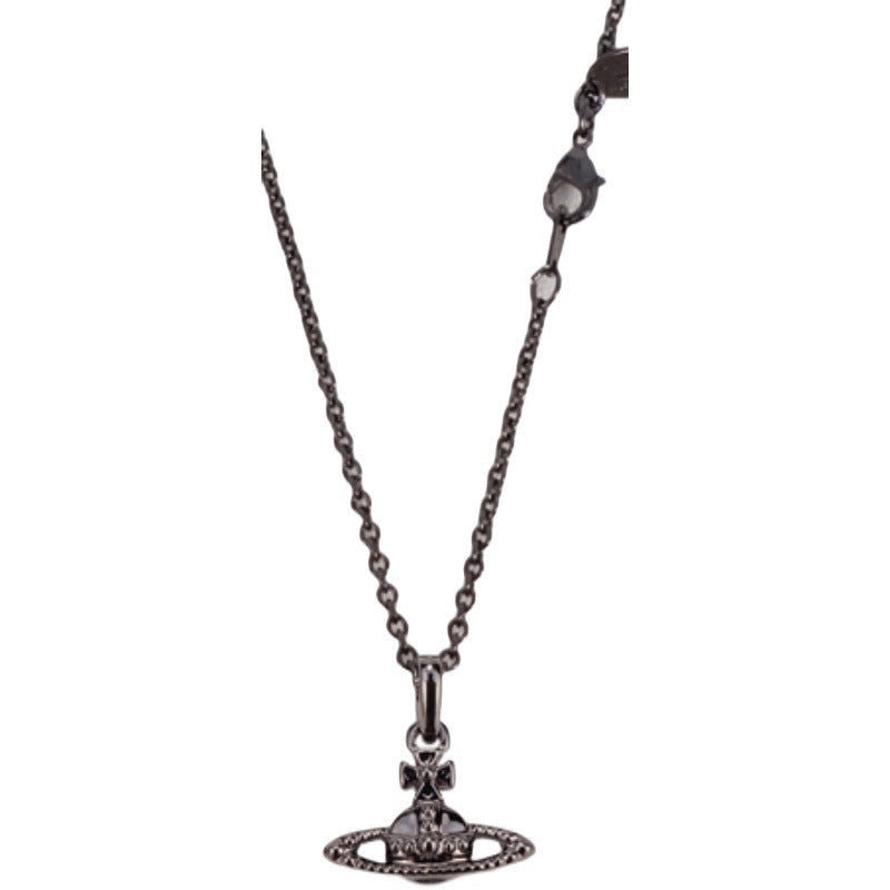 Vivienne Westwood diamond-free frosted pendant necklace