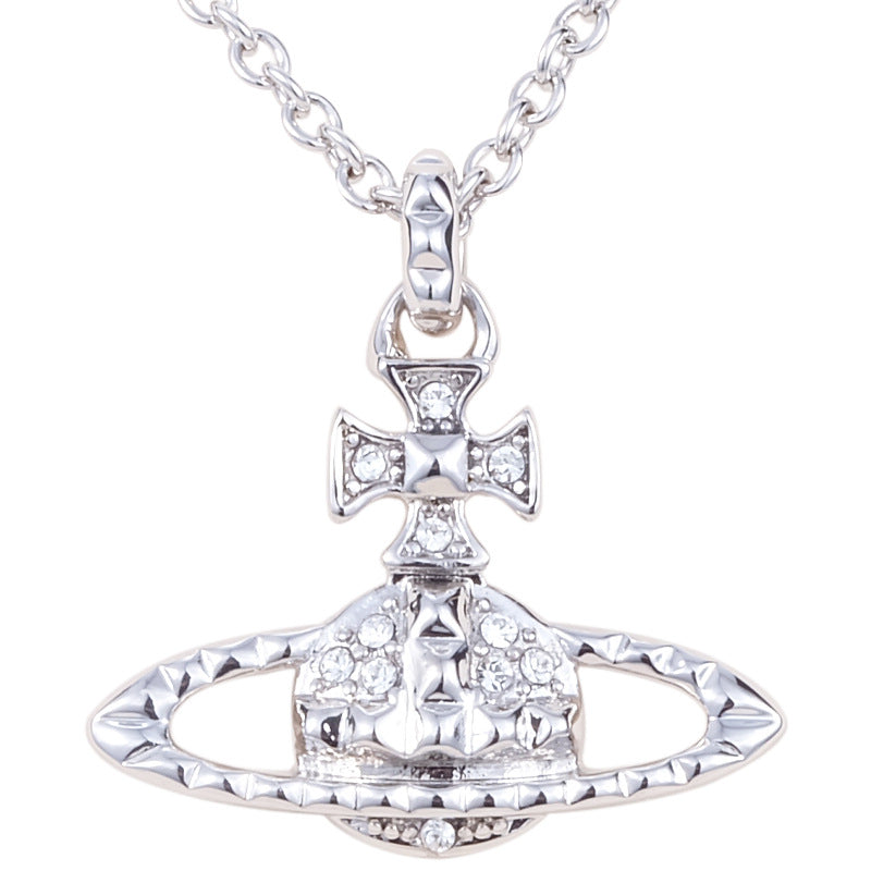 Vivienne Westwood rivet series necklace punk exquisite luxury pendant