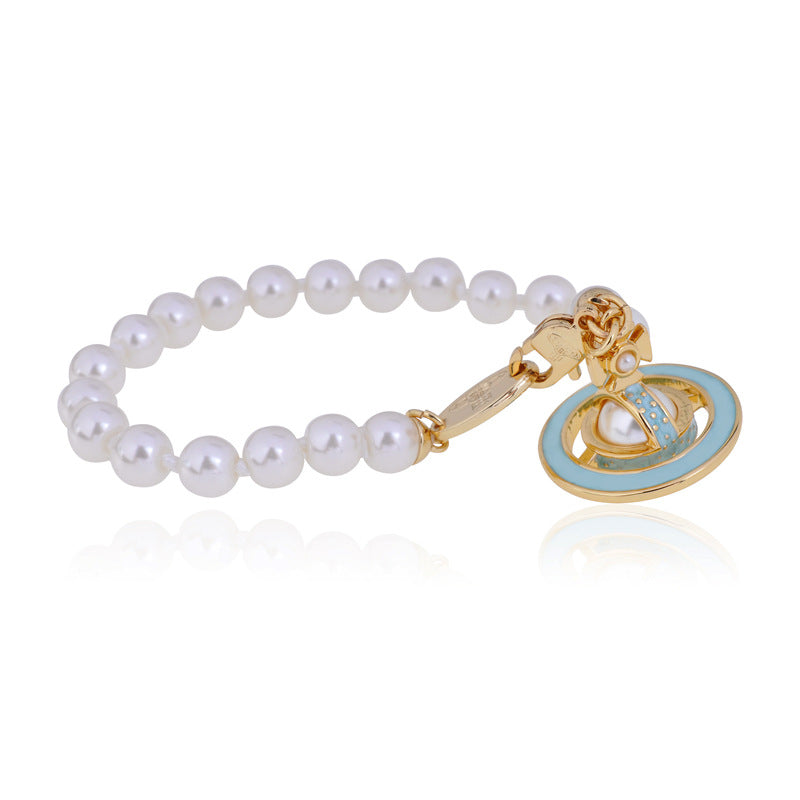 Vivienne Westwood necklace pearl set multicolor bracelet