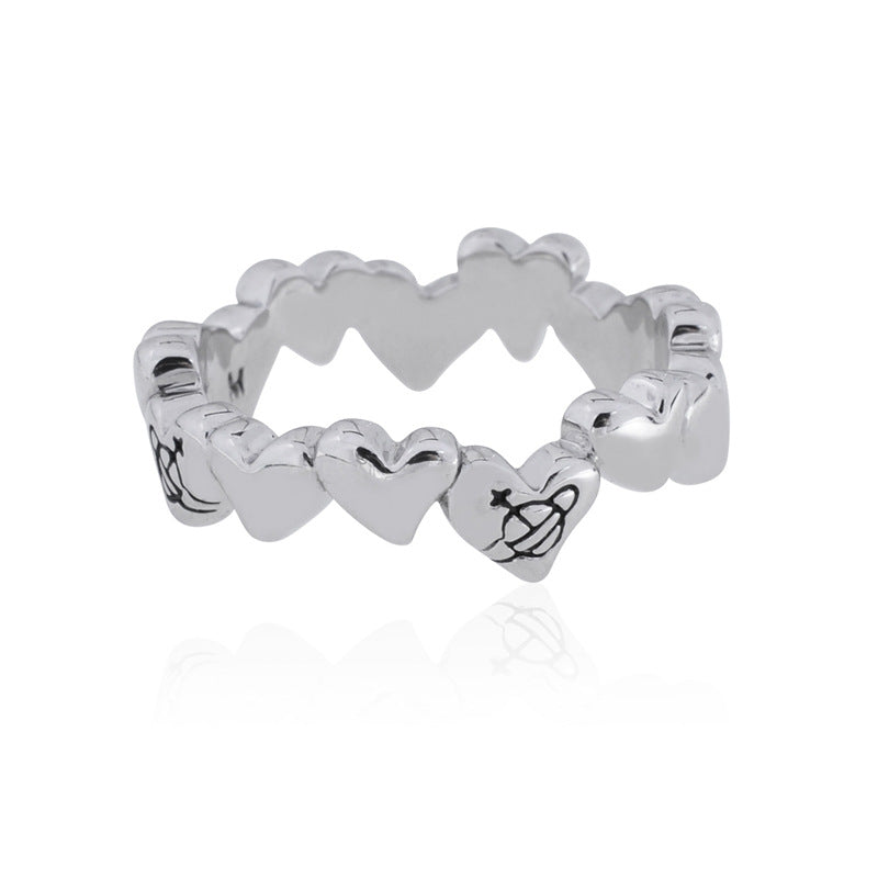 Vivienne Westwood love ring all-match Multi-Color