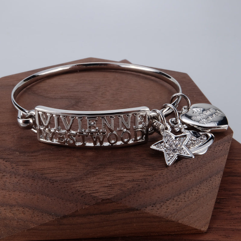 Vivienne Westwood love letter bracelet natural shell bracelet personality European and American