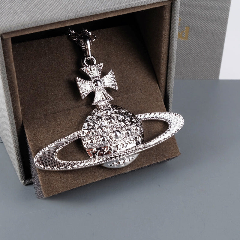 Vivienne Westwood starry pendant necklace simple High sense all-matching