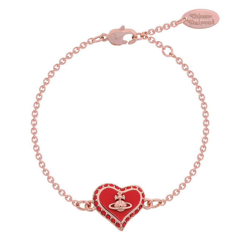 Vivienne Westwood heart shell series bracelet women's exquisite high sense