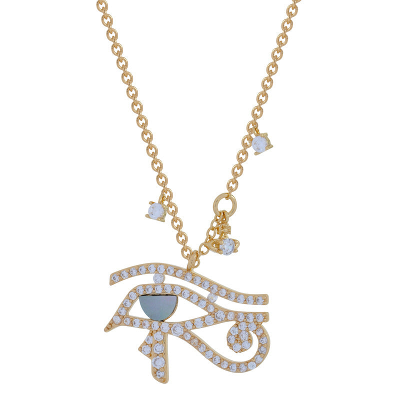 Vivienne Westwood Eye of Horus pendant necklace High sense