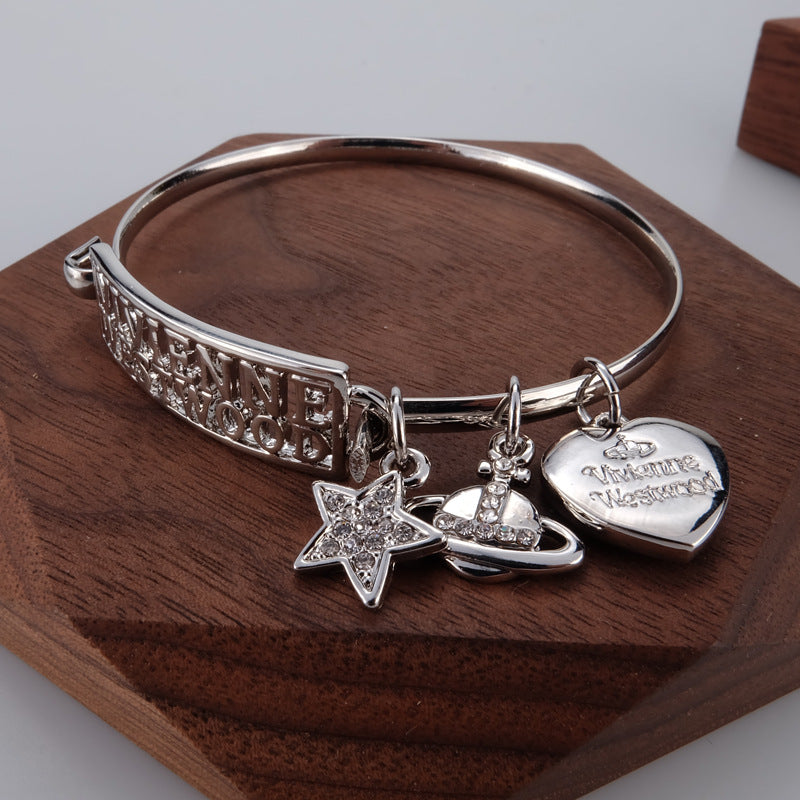 Vivienne Westwood love letter bracelet natural shell bracelet personality European and American