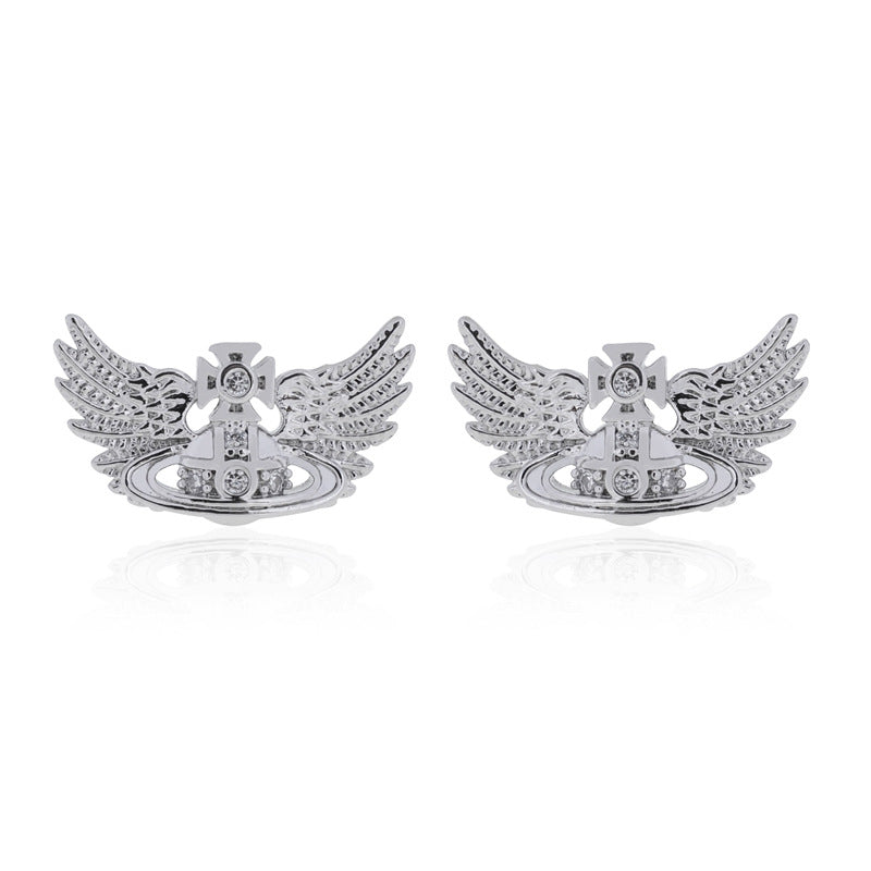 Vivienne Westwood feather wings wheat wings series European and American