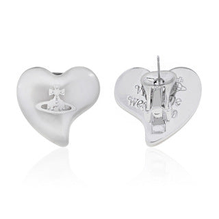 Vivienne Westwood love series epoxy stud earrings luxurious and personalized punk