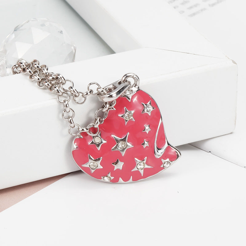 Vivienne Westwood love pendant necklace Starry Sky personality High sense