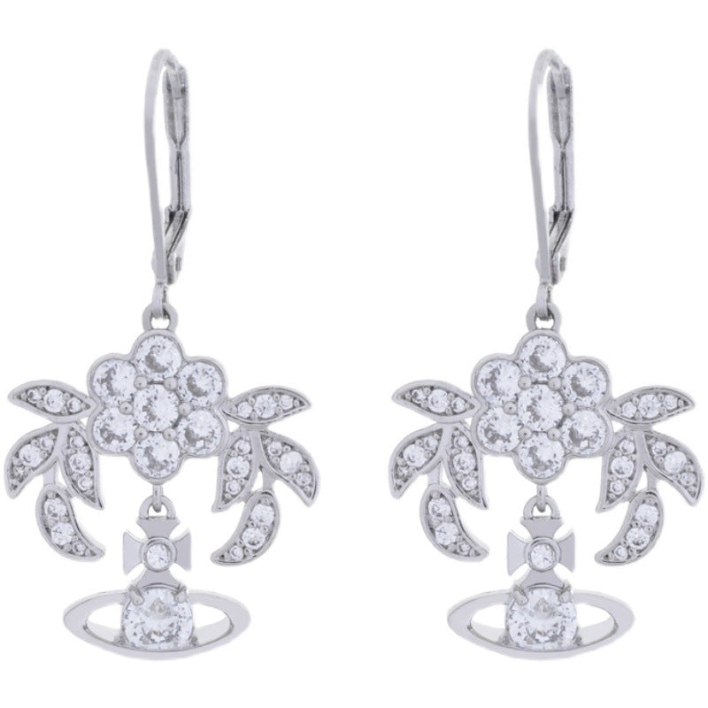Vivienne Westwood women's fashion Japanese and Korean earrings