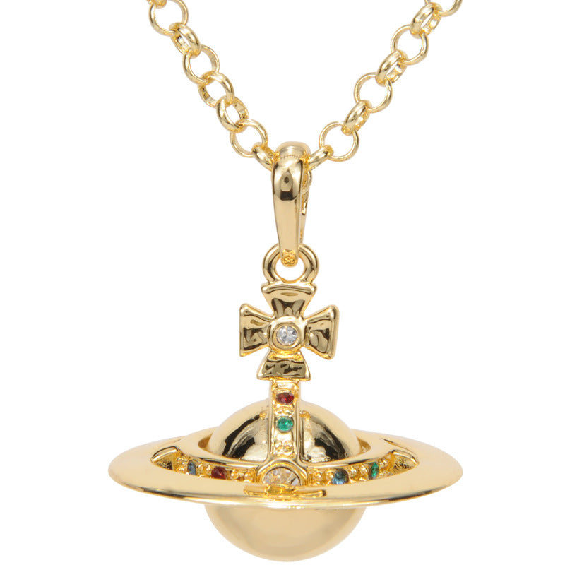 Vivienne Westwood can open necklace pendant personality High sense