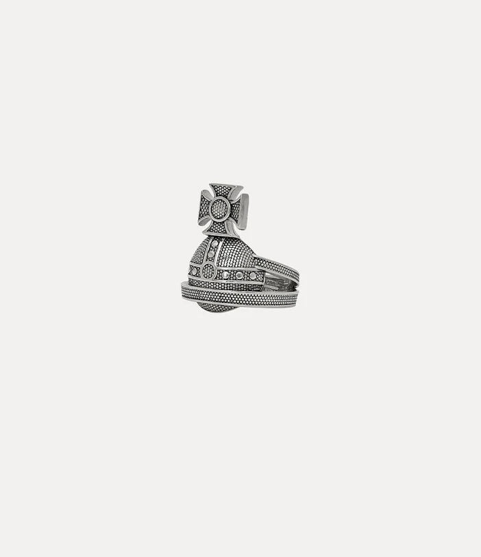 Vivienne Westwood crown diamond-free Saturn ring British classic punk