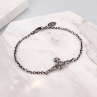 Vivienne Westwood European and American vintage engraving bracelet