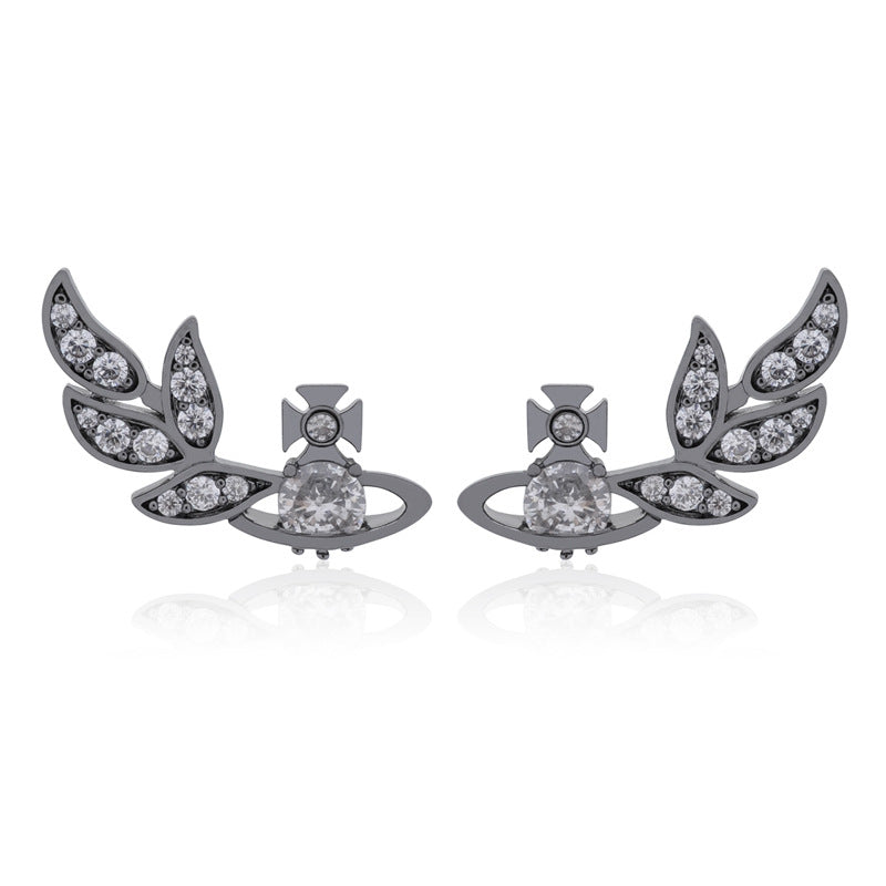 Vivienne Westwood feather wings wheat wings series European and American