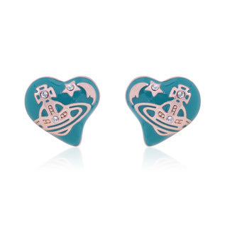 Vivienne Westwood love paint starry ear studs
