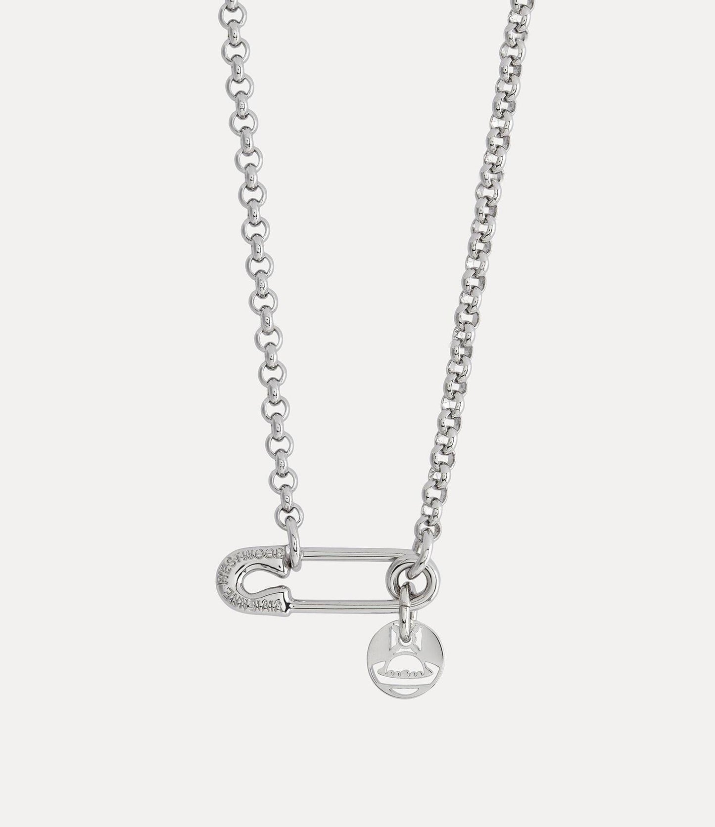Vivienne Westwood IMOGENE big pin necklace hollow pendant punk