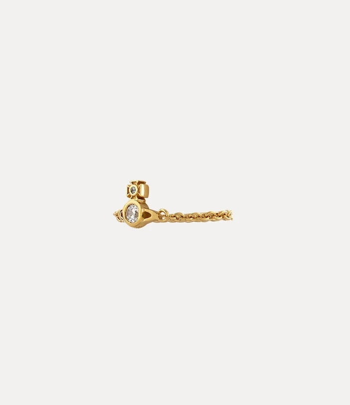 Vivienne Westwood chain ring Gold British simple
