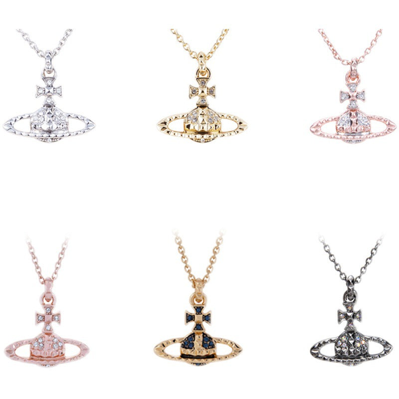 Vivienne Westwood rivet series necklace punk exquisite luxury pendant