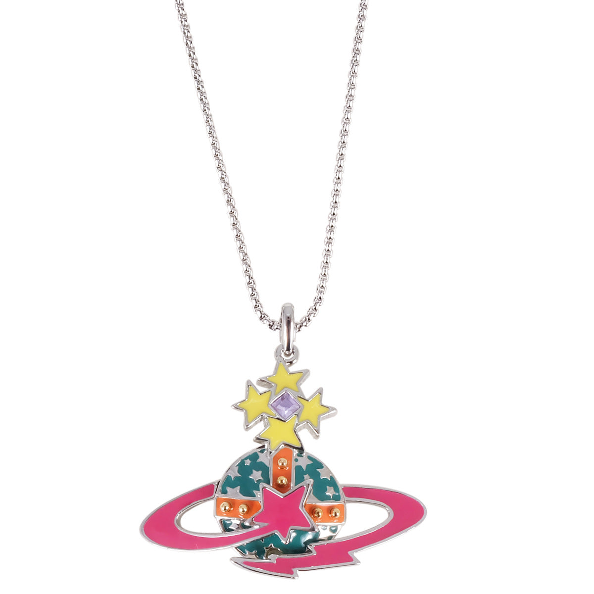 Vivienne Westwood meteor pendant necklace niche personality original design