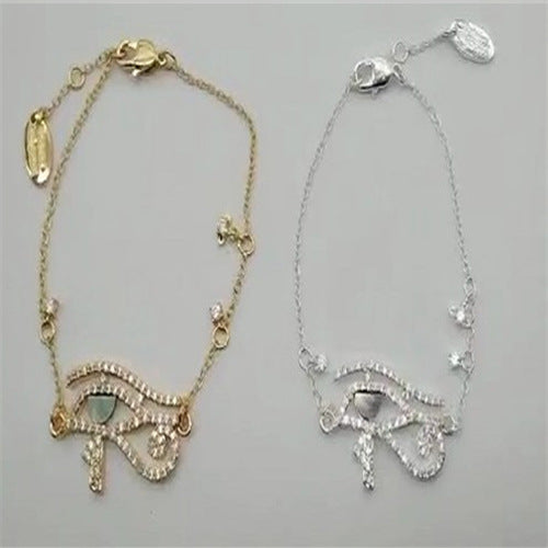 Vivienne Westwood Horus eye bracelet ins sweet style high sense