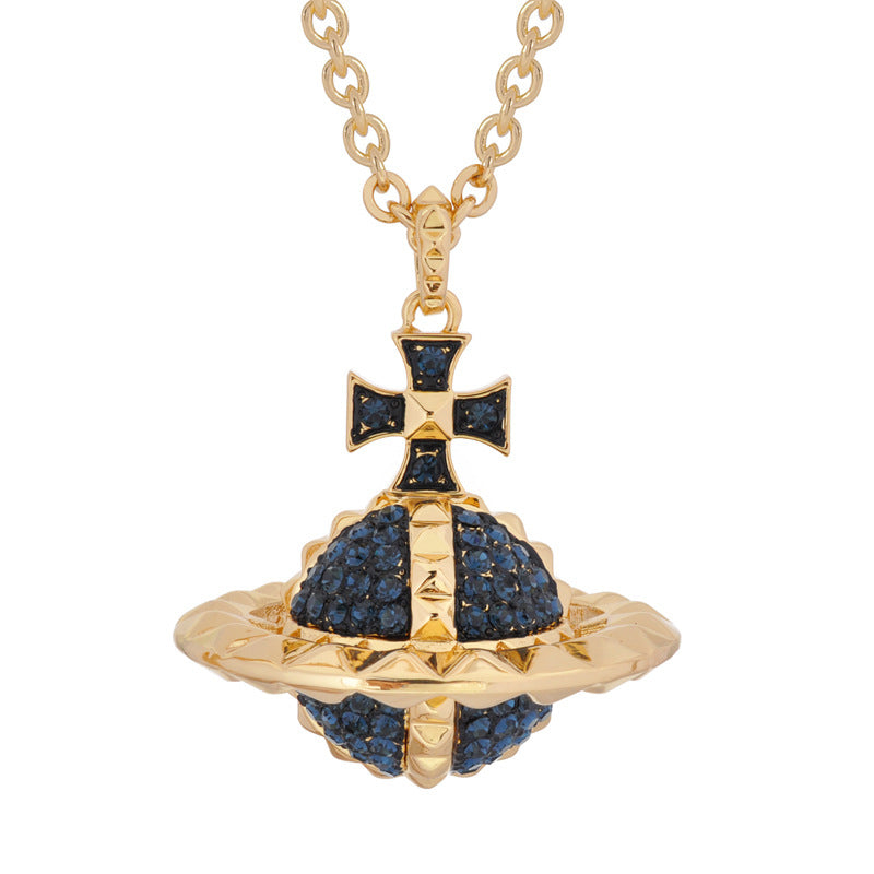 Vivienne Westwood rivet series necklace punk exquisite luxury pendant