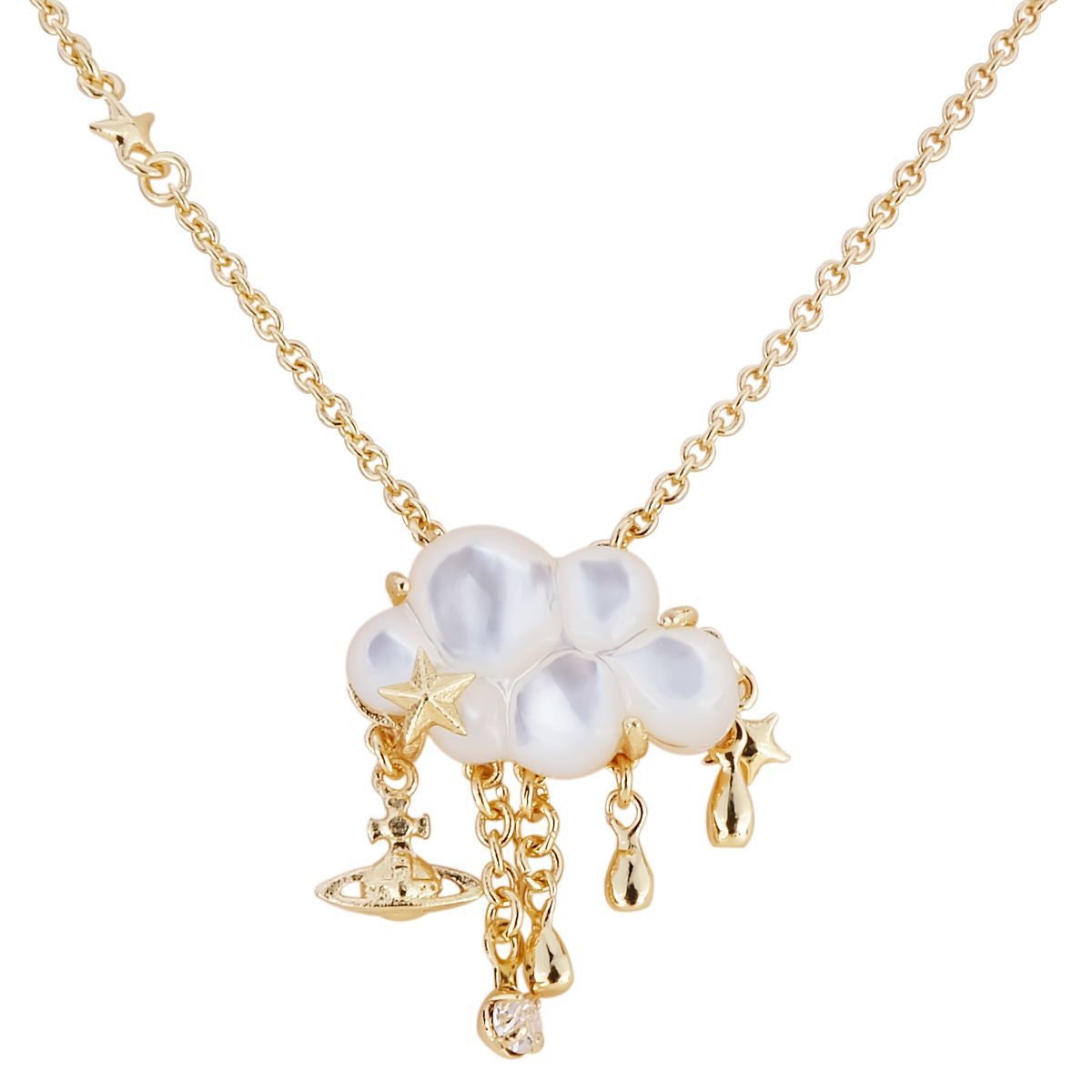 Vivienne Westwood cloud pendant necklace couple personalized punk
