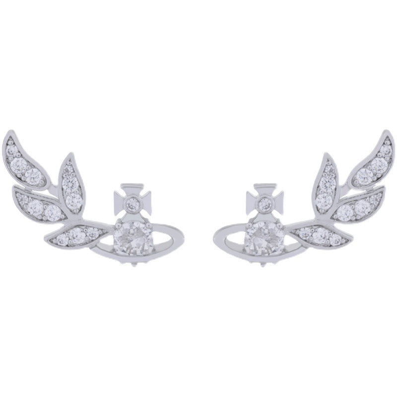 Vivienne Westwood feather wings wheat wings series European and American