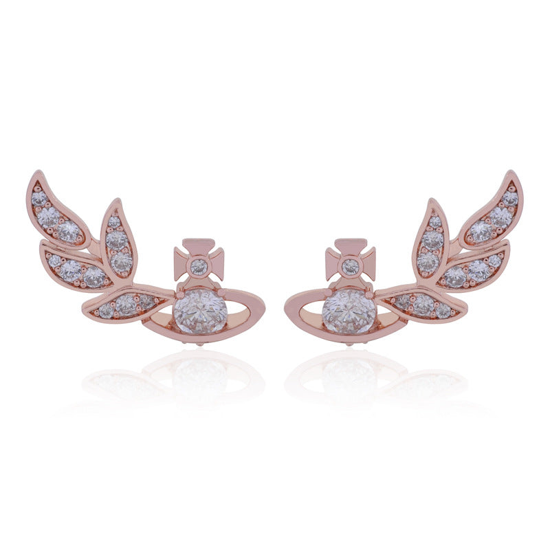 Vivienne Westwood feather wings wheat wings series European and American
